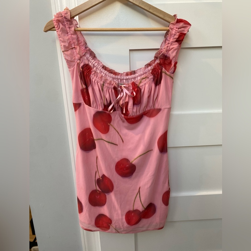 Urban Outfitters Kimchi Blu mini Y2K cherry dress, mini dress​ - Picture 2 of 7